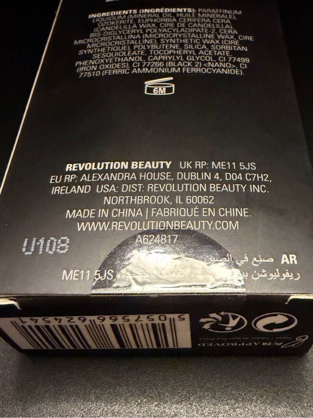 Revolution “Ghostin” Black Velvet Lip Liner & Matte Liquid Lipstick Set plus - Picture 4 of 10